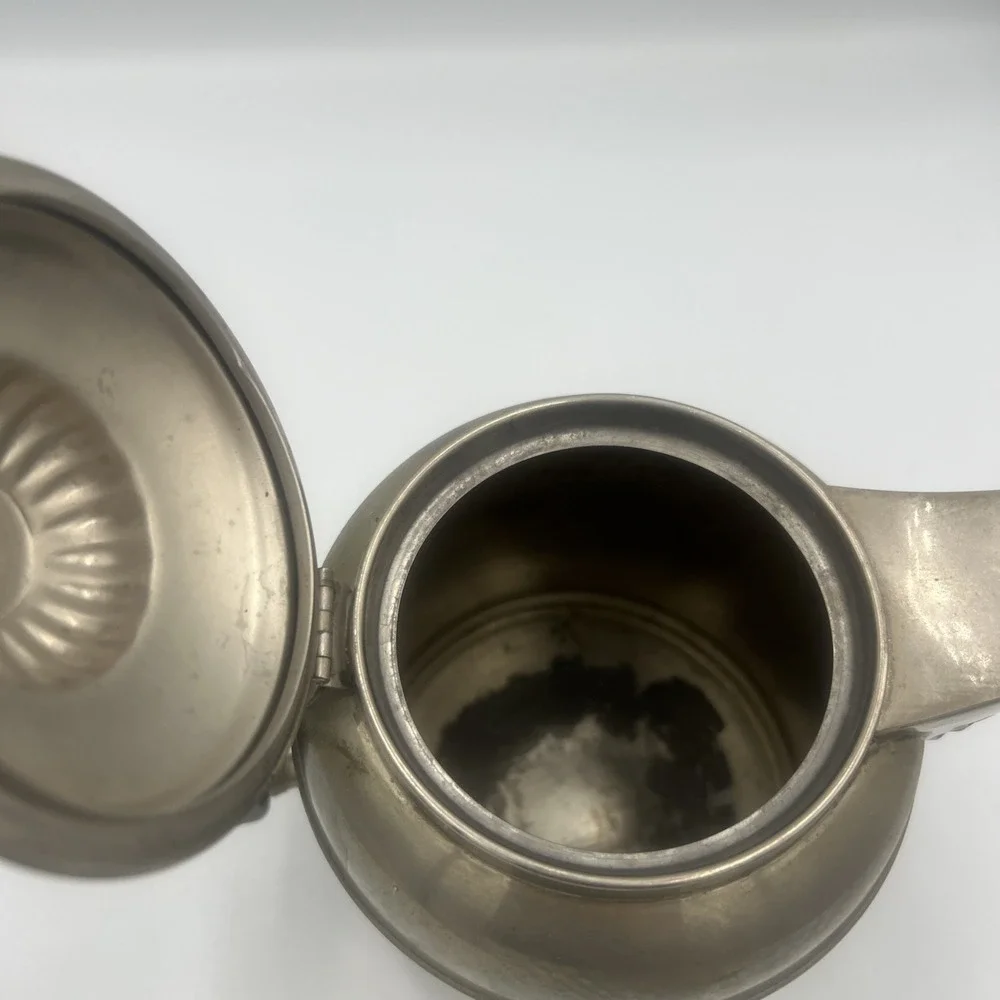 Manning‎ & Bowman Co Antique Brass, Copper & Silver Coffee Pot